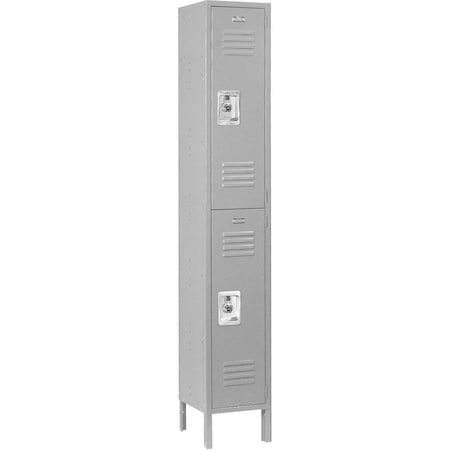 Global Industrial 12 in W, 12 D, 78 in H, Gray 254123GY